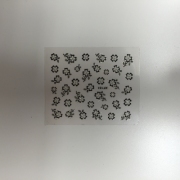3D Sticker schwarz XF 151